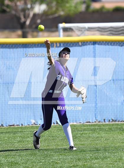 Thumbnail 2 in St. Anthony @ Quartz Hill (CIF SS Softball D3 Second Round Playoff) photogallery.