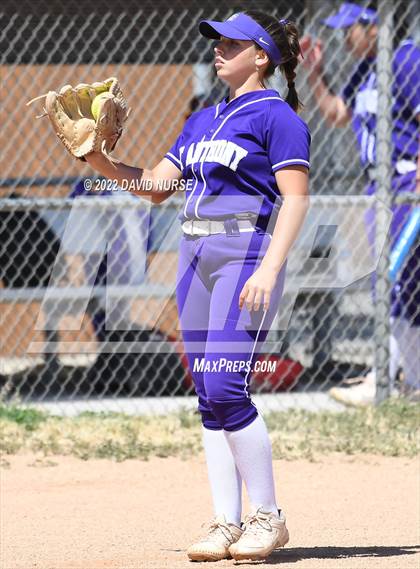 Thumbnail 3 in St. Anthony @ Quartz Hill (CIF SS Softball D3 Second Round Playoff) photogallery.