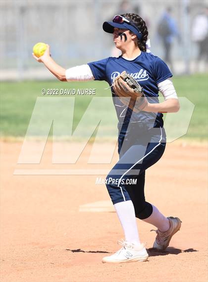 Thumbnail 1 in St. Anthony @ Quartz Hill (CIF SS Softball D3 Second Round Playoff) photogallery.