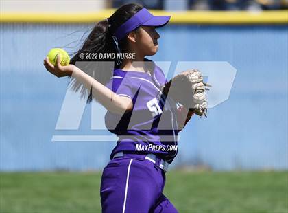 Thumbnail 3 in St. Anthony @ Quartz Hill (CIF SS Softball D3 Second Round Playoff) photogallery.