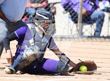 Thumbnail 2 in St. Anthony @ Quartz Hill (CIF SS Softball D3 Second Round Playoff) photogallery.