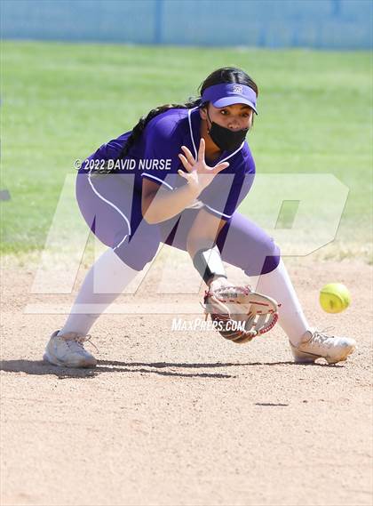 Thumbnail 1 in St. Anthony @ Quartz Hill (CIF SS Softball D3 Second Round Playoff) photogallery.