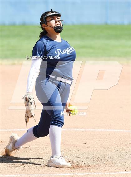 Thumbnail 1 in St. Anthony @ Quartz Hill (CIF SS Softball D3 Second Round Playoff) photogallery.