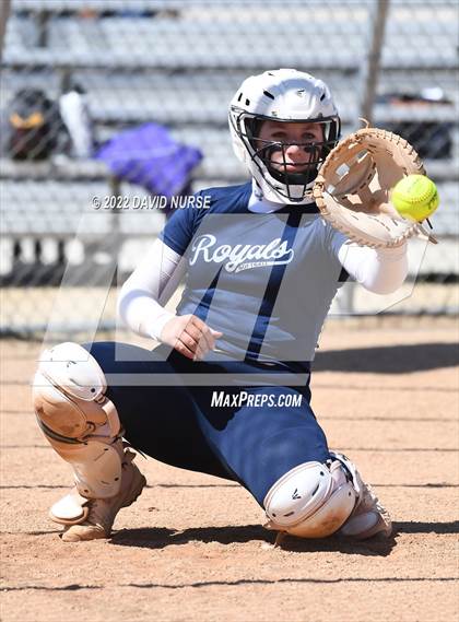 Thumbnail 1 in St. Anthony @ Quartz Hill (CIF SS Softball D3 Second Round Playoff) photogallery.