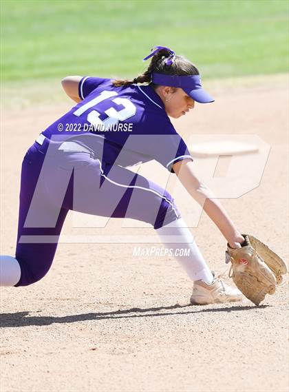 Thumbnail 1 in St. Anthony @ Quartz Hill (CIF SS Softball D3 Second Round Playoff) photogallery.