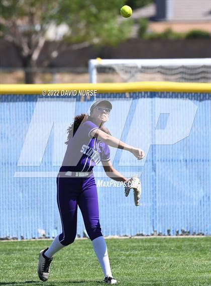 Thumbnail 3 in St. Anthony @ Quartz Hill (CIF SS Softball D3 Second Round Playoff) photogallery.