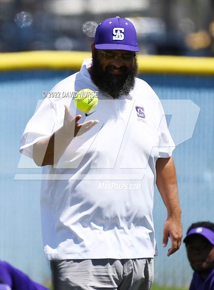 Thumbnail 3 in St. Anthony @ Quartz Hill (CIF SS Softball D3 Second Round Playoff) photogallery.