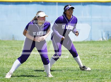 Thumbnail 2 in St. Anthony @ Quartz Hill (CIF SS Softball D3 Second Round Playoff) photogallery.