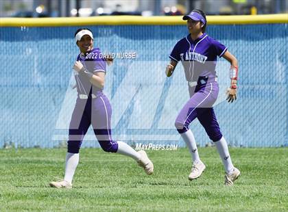Thumbnail 1 in St. Anthony @ Quartz Hill (CIF SS Softball D3 Second Round Playoff) photogallery.