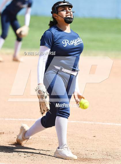 Thumbnail 2 in St. Anthony @ Quartz Hill (CIF SS Softball D3 Second Round Playoff) photogallery.