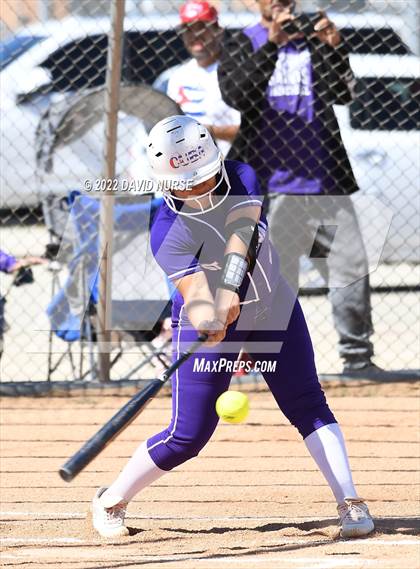 Thumbnail 2 in St. Anthony @ Quartz Hill (CIF SS Softball D3 Second Round Playoff) photogallery.