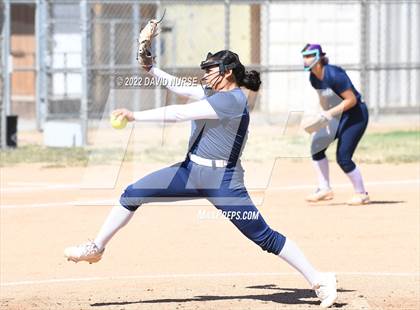 Thumbnail 2 in St. Anthony @ Quartz Hill (CIF SS Softball D3 Second Round Playoff) photogallery.