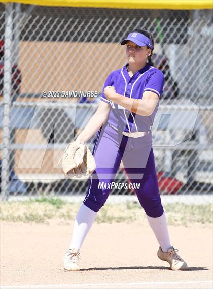 Thumbnail 3 in St. Anthony @ Quartz Hill (CIF SS Softball D3 Second Round Playoff) photogallery.