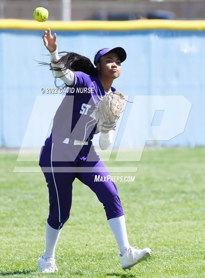 Thumbnail 1 in St. Anthony @ Quartz Hill (CIF SS Softball D3 Second Round Playoff) photogallery.