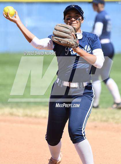 Thumbnail 2 in St. Anthony @ Quartz Hill (CIF SS Softball D3 Second Round Playoff) photogallery.