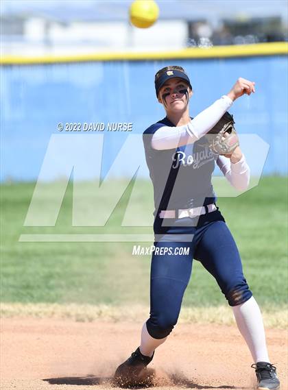 Thumbnail 3 in St. Anthony @ Quartz Hill (CIF SS Softball D3 Second Round Playoff) photogallery.