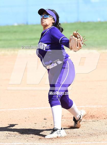 Thumbnail 1 in St. Anthony @ Quartz Hill (CIF SS Softball D3 Second Round Playoff) photogallery.