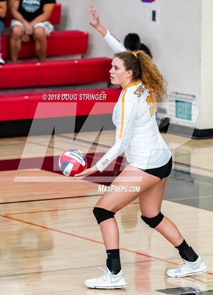Thumbnail 2 in Aragon vs. Mountain View (CIF-CCS Div II Girls Volleyball Championship) photogallery.