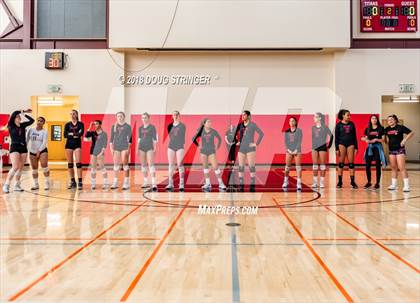 Thumbnail 2 in Aragon vs. Mountain View (CIF-CCS Div II Girls Volleyball Championship) photogallery.