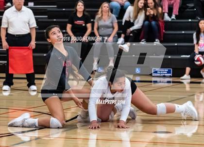 Thumbnail 1 in Aragon vs. Mountain View (CIF-CCS Div II Girls Volleyball Championship) photogallery.