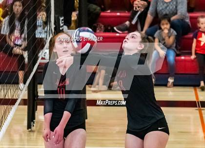 Thumbnail 1 in Aragon vs. Mountain View (CIF-CCS Div II Girls Volleyball Championship) photogallery.