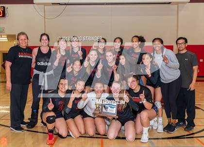Thumbnail 1 in Aragon vs. Mountain View (CIF-CCS Div II Girls Volleyball Championship) photogallery.