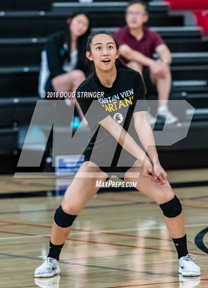 Thumbnail 3 in Aragon vs. Mountain View (CIF-CCS Div II Girls Volleyball Championship) photogallery.