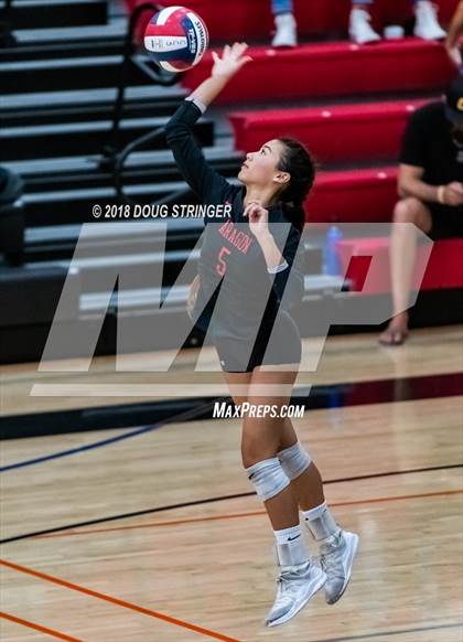 Thumbnail 1 in Aragon vs. Mountain View (CIF-CCS Div II Girls Volleyball Championship) photogallery.