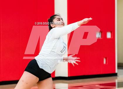Thumbnail 2 in Aragon vs. Mountain View (CIF-CCS Div II Girls Volleyball Championship) photogallery.