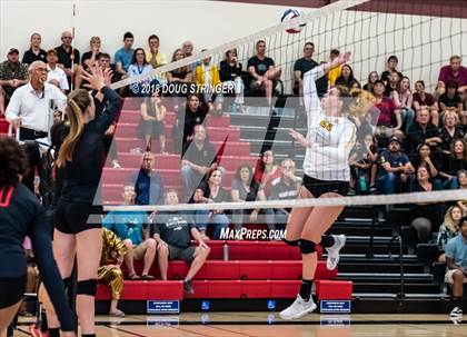 Thumbnail 2 in Aragon vs. Mountain View (CIF-CCS Div II Girls Volleyball Championship) photogallery.
