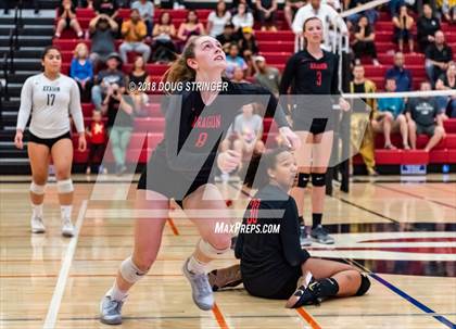 Thumbnail 3 in Aragon vs. Mountain View (CIF-CCS Div II Girls Volleyball Championship) photogallery.