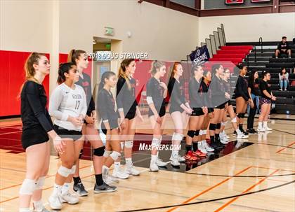 Thumbnail 2 in Aragon vs. Mountain View (CIF-CCS Div II Girls Volleyball Championship) photogallery.