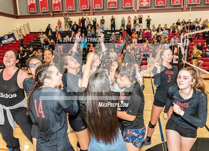 Thumbnail 2 in Aragon vs. Mountain View (CIF-CCS Div II Girls Volleyball Championship) photogallery.