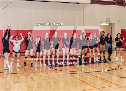 Thumbnail 3 in Aragon vs. Mountain View (CIF-CCS Div II Girls Volleyball Championship) photogallery.