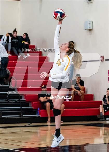 Thumbnail 2 in Aragon vs. Mountain View (CIF-CCS Div II Girls Volleyball Championship) photogallery.
