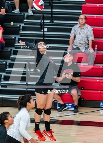 Thumbnail 2 in Aragon vs. Mountain View (CIF-CCS Div II Girls Volleyball Championship) photogallery.