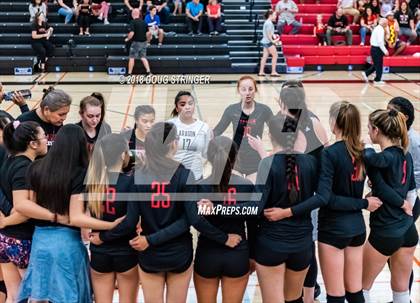 Thumbnail 3 in Aragon vs. Mountain View (CIF-CCS Div II Girls Volleyball Championship) photogallery.