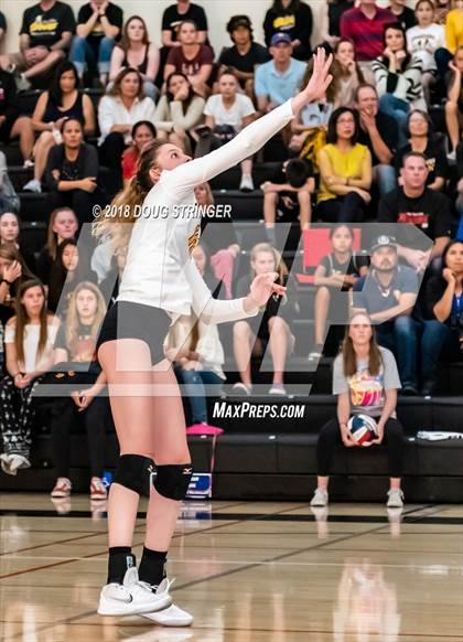 Thumbnail 3 in Aragon vs. Mountain View (CIF-CCS Div II Girls Volleyball Championship) photogallery.