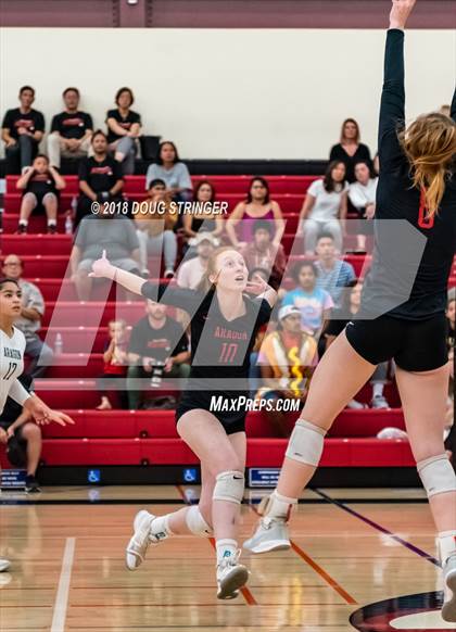 Thumbnail 1 in Aragon vs. Mountain View (CIF-CCS Div II Girls Volleyball Championship) photogallery.