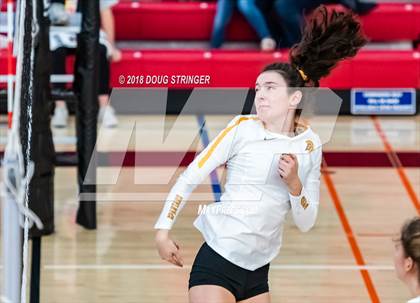 Thumbnail 3 in Aragon vs. Mountain View (CIF-CCS Div II Girls Volleyball Championship) photogallery.
