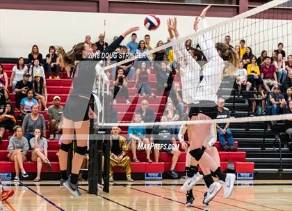 Thumbnail 1 in Aragon vs. Mountain View (CIF-CCS Div II Girls Volleyball Championship) photogallery.