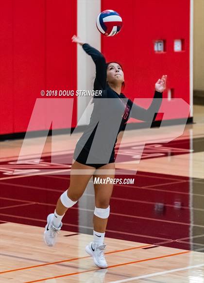 Thumbnail 2 in Aragon vs. Mountain View (CIF-CCS Div II Girls Volleyball Championship) photogallery.