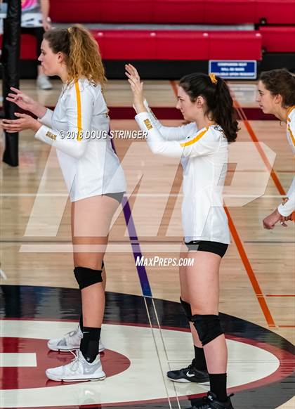 Thumbnail 3 in Aragon vs. Mountain View (CIF-CCS Div II Girls Volleyball Championship) photogallery.