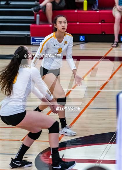 Thumbnail 3 in Aragon vs. Mountain View (CIF-CCS Div II Girls Volleyball Championship) photogallery.