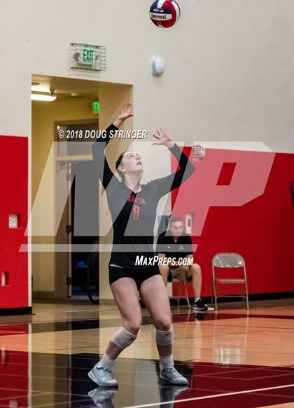Thumbnail 1 in Aragon vs. Mountain View (CIF-CCS Div II Girls Volleyball Championship) photogallery.