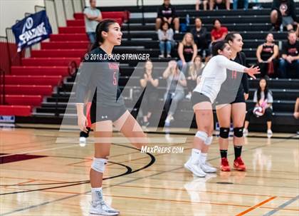 Thumbnail 2 in Aragon vs. Mountain View (CIF-CCS Div II Girls Volleyball Championship) photogallery.