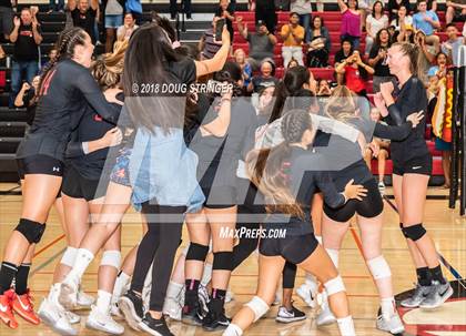 Thumbnail 2 in Aragon vs. Mountain View (CIF-CCS Div II Girls Volleyball Championship) photogallery.
