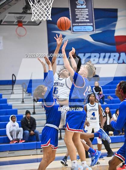 Thumbnail 3 in Dickinson vs Cypress Creek (McDonald's Texas Invitational) photogallery.
