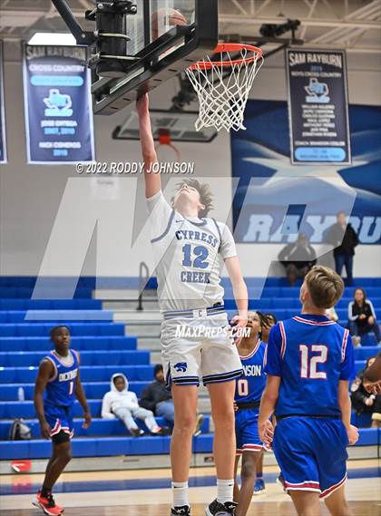 Thumbnail 2 in Dickinson vs Cypress Creek (McDonald's Texas Invitational) photogallery.