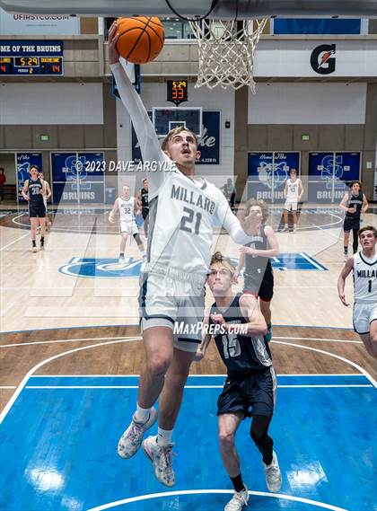 Thumbnail 2 in Duchesne vs Millard (UHSAA 2A Quarterfinal) photogallery.